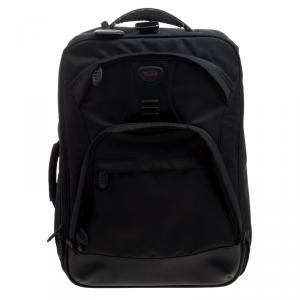 Tumi Black Nylon T2 Wheeled Backpack
