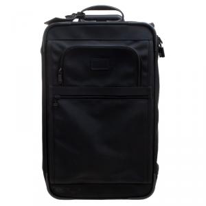 Tumi Black Nylon Ballistic Carry on Rolling Luggage