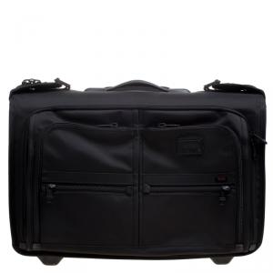 Tumi Black Nylon Carry On Garment Rolling Suitcase