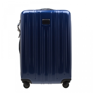 TUMI Blue/Black Plastic Rollenkoffer Packing Case Trolley 