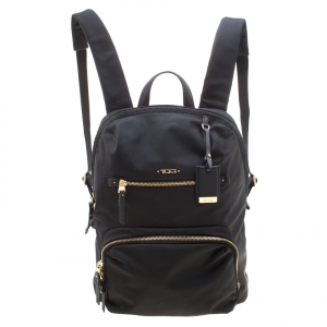 Tumi Black Nylon Hartford Backpack