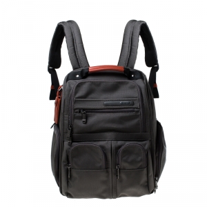 Tumi Dark Grey Nylon Compact Backpack 