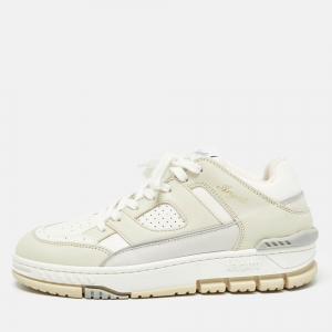 Axel Arigato White/Cream Leather Low Top Sneakers Size 41