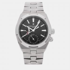 Vacheron Constantin Black Stainless Steel Overseas 7900V/110A-B546 Automatic Men's Wristwatch 41 mm