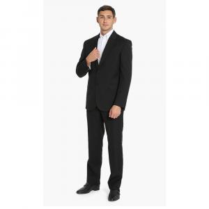 Versace Black Solid Double Buttoned Suit 4XL (IT 58)