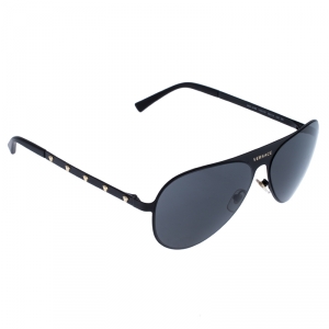 Versace Black MOD.2189 Aviator Sunglasses