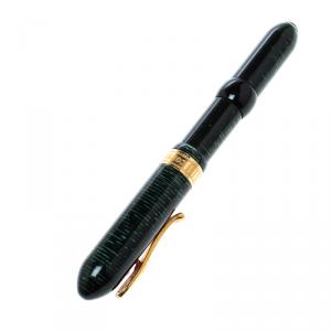 Visconti Green Celluloid Copernicus Limited Edition 714 Fountain Pen, with 14k Gold Nib M