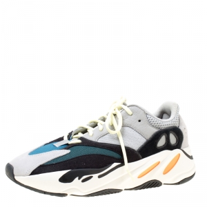 Yeezy x Adidas Multicolor Mix Media Boost 700 Wave Runner Sneakers Size 45.5
