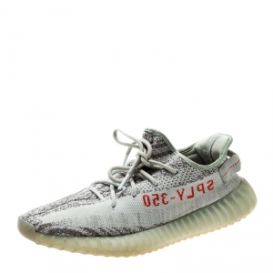 Yeezy x Adidas Two Tone Cotton Knit Boost 350 v2 Zebra Sneakers Size 38