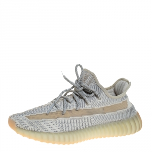 Pre Owned Yeezy x Adidas Boost 350 V2 Lundmark Non-Reflective Sneakers Size 38