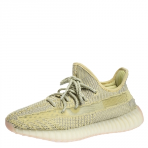 Pre Owned Yeezy x Adidas Antlia Cotton Knit Boost 350 V2 Static Sneakers Size 41.5