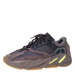 Pre Owned Yeezy x Adidas Grey Mix Media Yeezy 700 Mauve Sneakers Size 40