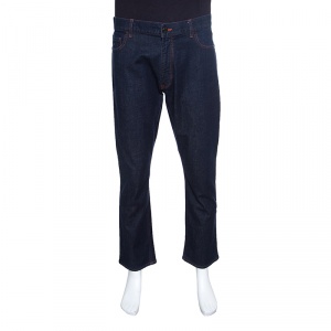 Z Zegna Indigo Dark Wash Regular Fit Denim Jeans XL