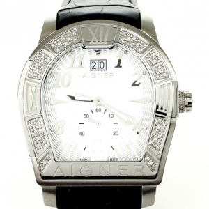 Aigner Roma Chronograph Diamond Mens Wristwatch 44 MM