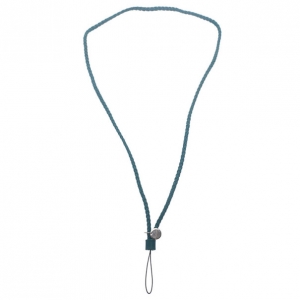 Bottega Veneta Green Intrecciato Leather Phone Strap