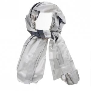 مملوكة مسبقًا Chanel Grey Metallic Stole