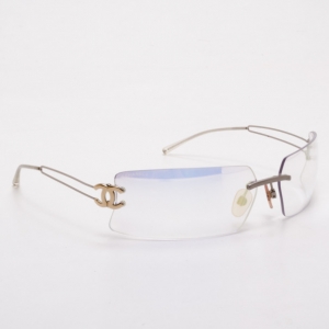 Pre Owned Chanel Iridescent Frameless Sunglasses 4051