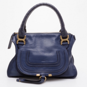 Pre Owned Chloe Marcie Bag in Royal Blue 