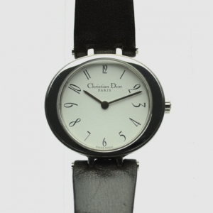 Christian Dior White SS Ladies Wristwatch 