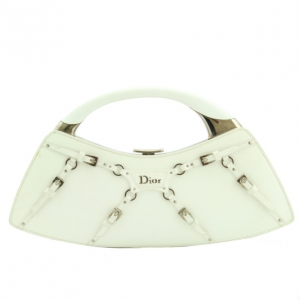 Dior Vintage Leather Fermoir Bag