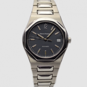 Girard Perregaux Laureato SS Black Mens Wristwatch 38 MM