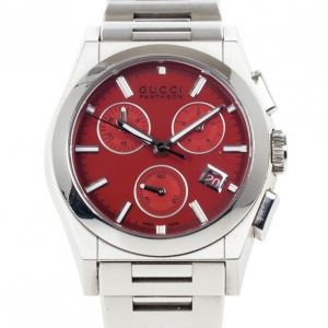 Gucci Red Stainless Steel Pantheon Men's Watch 36MM