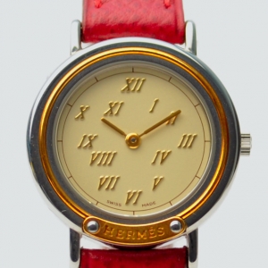 Hermes Gold & Silver Ladies Wristwatch 