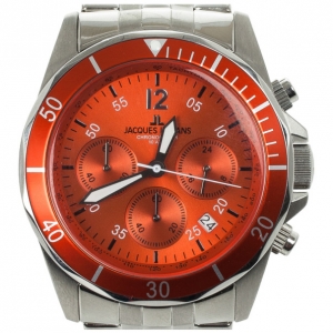 Jacques Lemans SS Chronograph Mens Wristwatch 43 MM