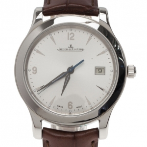 Jaeger LeCoultre White Stainless Steel Master Collection Men's Wristwatch 39MM