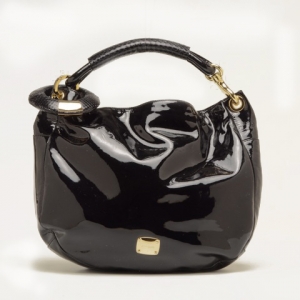 Pre Owned Jimmy Choo Sky Medium Patent Leather Hobo