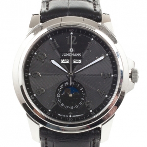 Junghans Black Stainless Steel Ambassador Men's Wristwatch 42MM