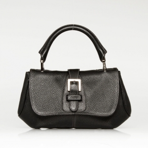 Pre Owned Loewe Black Leather Shoulder Bag