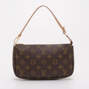 Pre Owned Louis Vuitton Monogram Pochette Accessories Shoulder Bag 