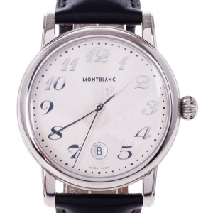 MontBlanc White Stainless Steel Star Men's Wristwatch 40 MM