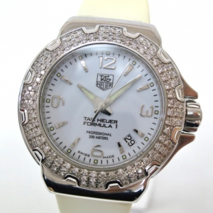 Tag Heuer Formula 1 Dia Bezel Wristwatch SS Satin Ladies
