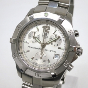 Tag Heuer 2000 Exclusive Wristwatch SS Silver Mens