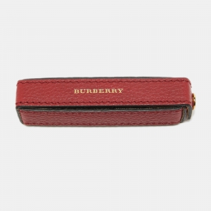 Burberry Red Leather Case & Dice Set