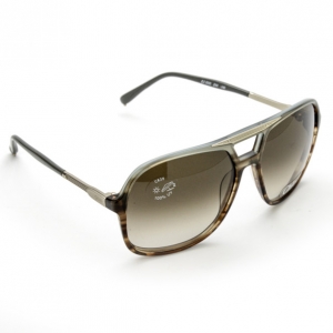 Chloe Grey Aviator Style Unisex Sunglasses