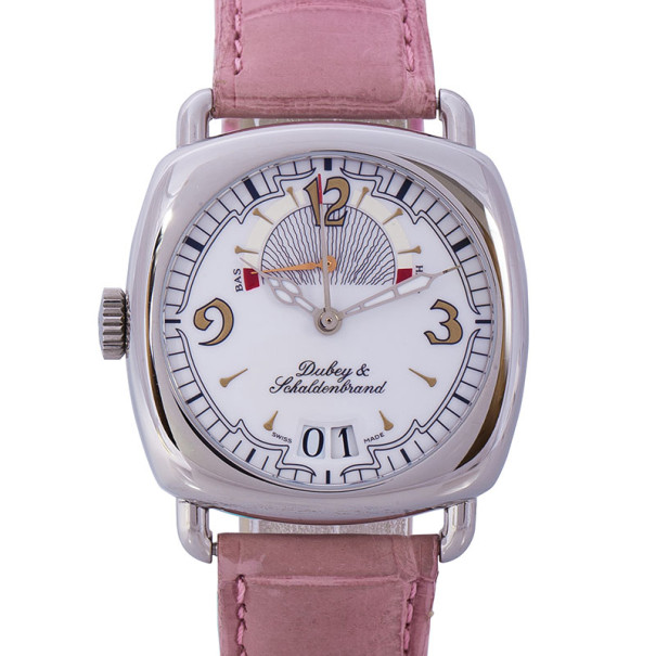 Dubey & Schaldenbrand White Stainless Steel Caprice-03 Unisex Wristwatch 34MM