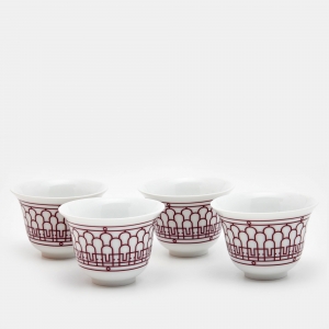 Hermes H Deco Rouge Cup n°1, Mini Model Sets of 4