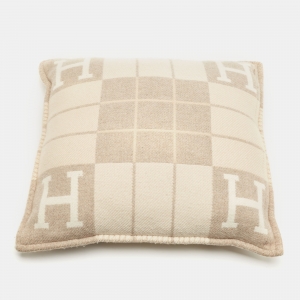 Hermes Coco Camomille Merino & Cashmere Avalon III Pillow