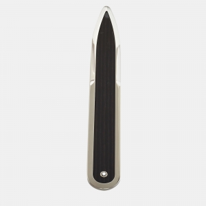Montblanc Gunmetal Tone Wooden Inlay Letter Opener