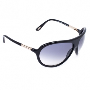 Pre Owned Tom Ford Black Fonda Unisex Sunglasses
