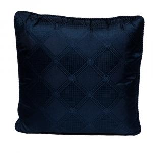 Versace Medusa Navy Blue Cotton Cushion