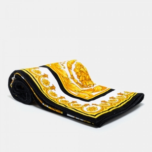 Versace Home Crete De Fleur Cotton Terry Beach Towel