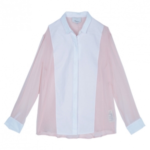 Pre Owned 3.1 Phillip Lim Two-Tone Chiffon Shirt M