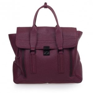 Pre Owned 3.1 Phillip Lim Purple Leather Large Pashli Tote