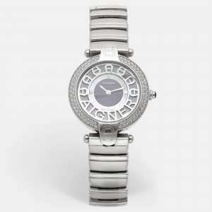 Pre Owned Aigner Blue Stainless Steel Siena Women's Wristwatch 32mm