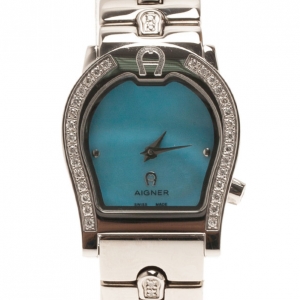 Aigner Mother of Pearl Stainless Steel Verona A01200 Women's Watch 24MM