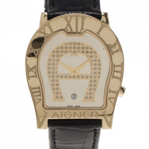 Aigner Gold Stainless Steel Verona Nuovo 44 Women's Wristwatch 36MM